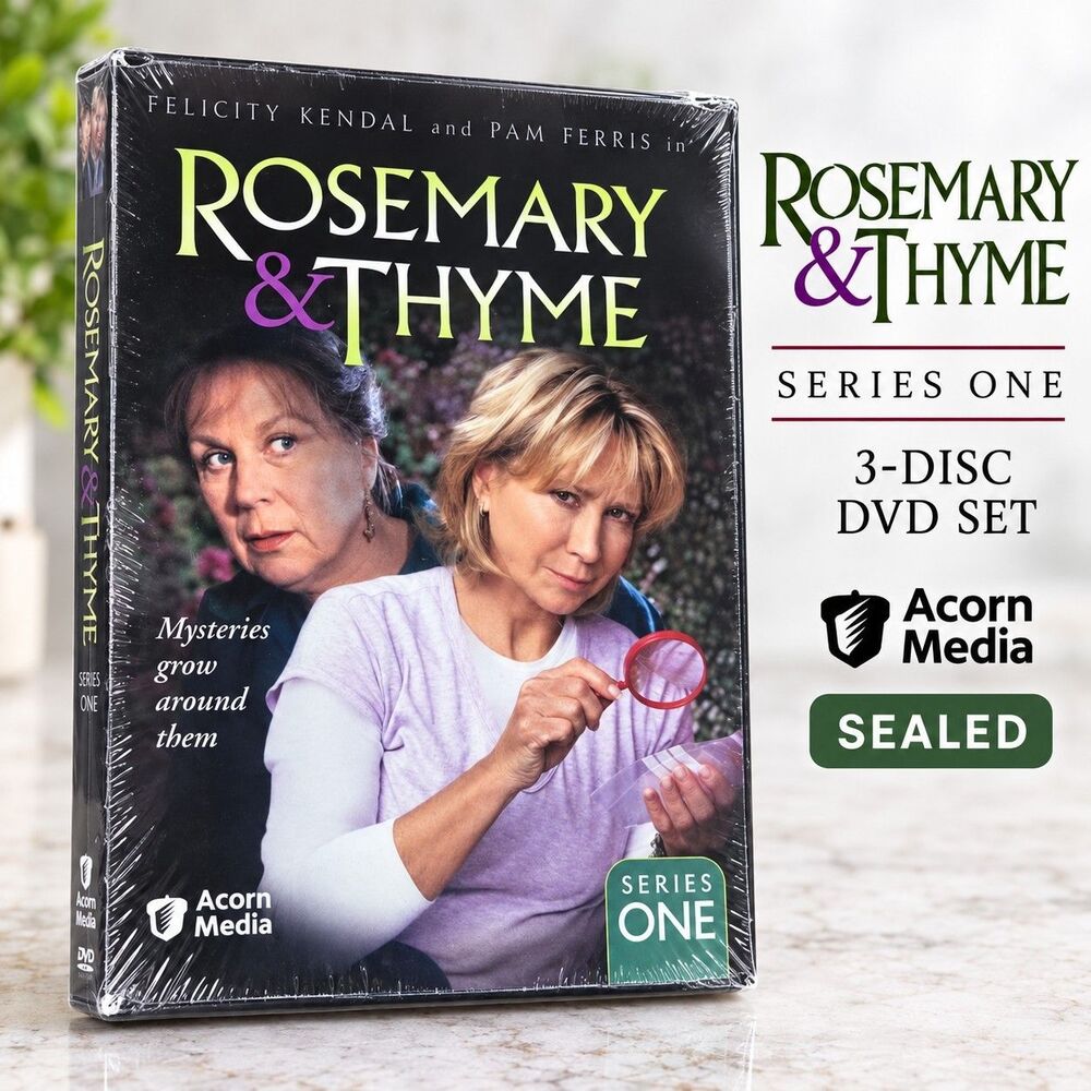 Rosemary & Thyme Series One DVD 3-Disc Box Set Acorn Media Sealed